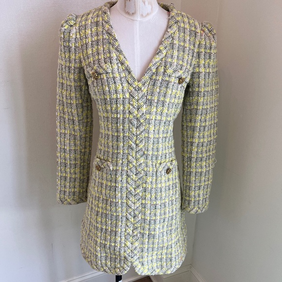 Tuckernuck, green tweed dress, NWT - Picture 1 of 6